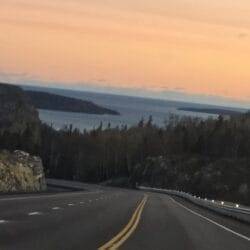 Rossport Harbor via Hwy 17 at sunset in the authors playground